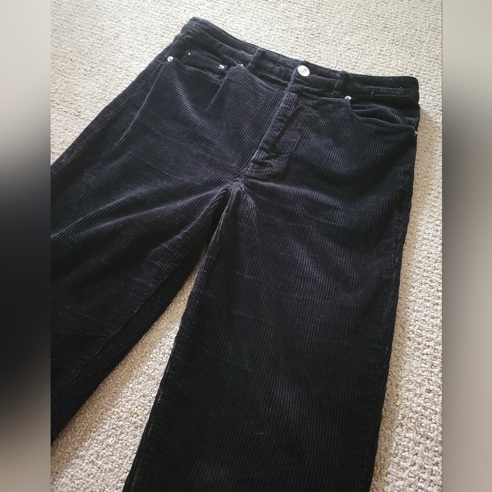 Divided Black Corduroy Straight Leg Jeans - Picture 4 of 9